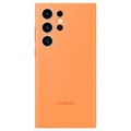 Samsung Galaxy S23 Ultra 5G Silicone Cover EF-PS918TOEGWW - Oranje