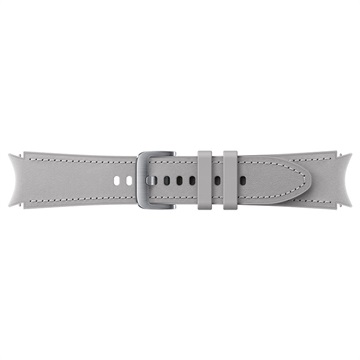Samsung Galaxy Watch4/Watch4 klassieke hybride lederen band ET-SHR89LSEGEU - M/L - zilver