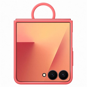 Samsung Galaxy Z Flip7 Silicone Cover met Ring EF-PF766TREGWW - Rood