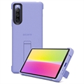Sony Xperia 10 IV Style Cover met Standaard XQZ-CBCCH - Grijs