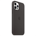 iPhone 12/12 Pro Apple siliconen hoesje met MagSafe MHL73ZM/A - Zwart