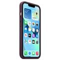 iPhone 13 Apple Leren Case met MagSafe MM143ZM/A - Donker kersenrood
