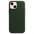 iPhone 13 Mini Apple Leren Case met MagSafe MM0J3ZM/A - Sequoia Groen