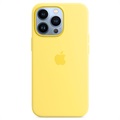 iPhone 13 Pro Apple siliconen hoesje met MagSafe MN663ZM/A - Citroenschil