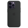 Siliconenhoesje voor iPhone 13 Mini Apple met MagSafe MM223ZM/A - Middernacht