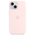 iPhone 15 Apple Siliconen Hoesje met MagSafe MT0U3ZM/A - Lichtroze