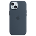 iPhone 15 Apple Siliconen Hoesje met MagSafe MT0N3ZM/A - Stormblauw