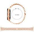 Samsung Galaxy Watch4/Watch4 Classic Glam roestvrijstalen band - roségoud