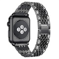 Apple Watch Series 7/SE/6/5/4/3/2/1 Glamband - 41 mm/40 mm/38 mm - Zwart