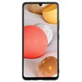Glitter Series Samsung Galaxy A42 5G Hybrid Case - Zwart