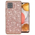 Glitter Series Samsung Galaxy A42 5G Hybrid Case - Rose Gold