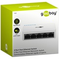 Goobay 5-Poort Snelle Ethernet Switch - 10/100 Mbps - Wit