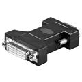 Goobay Analoge VGA / DVI-I Adapter - Zwart