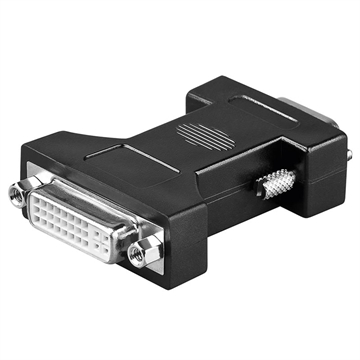 Goobay Analoge VGA / DVI-I Adapter - Zwart