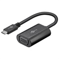 Goobay Full HD USB-C / VGA Adapter - Zwart