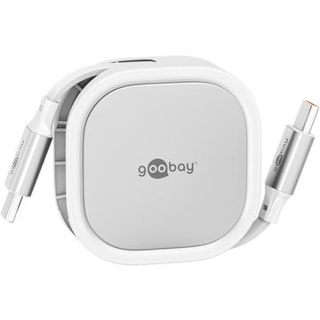 Goobay Intrekbare USB-C Kabel - 1m, 15W