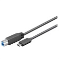 Goobay SuperSpeed USB 3.0 Type-B / USB 3.1 Type-C Kabel - 1m