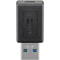 Goobay USB-C Adapter - USB-C Vrouwelijk/USB-A Mannelijk - Zwart