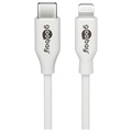 Goobay USB-C / Lightning Gegevens en Laadkabel - 2m - Wit