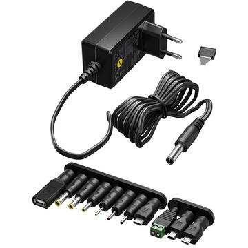 Goobay Universele Voeding met 11 Verwisselbare Adapters - 3-12V