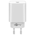 Goobay Universele USB-C Stopcontact Lader - PD, 45W - Wit