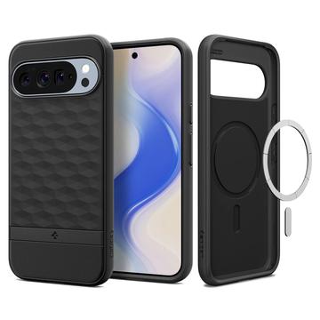 Google Pixel 10 Pro XL Spigen Parallax Mag Hybride Hoesje - Zwart