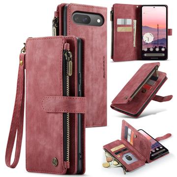 Google Pixel 9/9 Pro Caseme C30 Multifunctioneel Portemonnee Hoesje - Rood