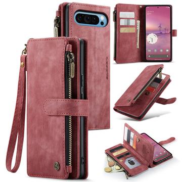 Google Pixel 9 Pro XL Caseme C30 Multifunctioneel Portemonnee Hoesje - Rood