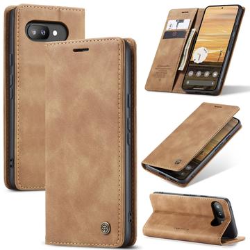 Google Pixel 9a Caseme 013 Series Portemonnee Hoesje - Bruin
