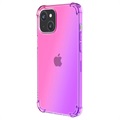 Gradient Schokbestendig iPhone 14 Max TPU Hoesje - Roze / Paars