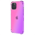 Gradient Schokbestendig iPhone 14 Pro Max TPU Hoesje - Roze / Paars