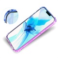 Gradient Schokbestendig iPhone 14 TPU Hoesje - Blauw / Roze