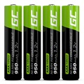 Green Cell HR03 Oplaadbare AAA Batterijen - 950mAh - 1x4