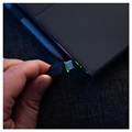Green Cell Ray Fast USB-C Kabel met LED Licht - 1.2m