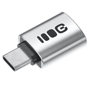 Green Cell USB-C naar USB-A OTG-adapter - 480Mbps, 2.4A, 12W - Zilver