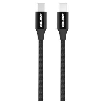 GreyLime 60W Gevlochten USB-C / USB-C Kabel - 1m