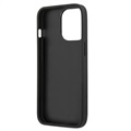Guess 4G Big Metal Logo iPhone 13 Pro Hybrid Case - Zwart