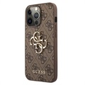 Guess 4G Big Metal Logo iPhone 13 Pro Max Hybrid Case - Bruin
