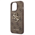 Guess 4G Big Metal Logo iPhone 13 Pro Max Hybrid Case - Bruin
