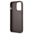 Guess 4G Big Metal Logo iPhone 13 Pro Max Hybrid Case - Bruin