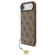 iPhone Air Guess 4G Charm Hybride Hoesje - MagSafe-compatibel - Bruin