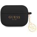 Guess AirPods / AirPods 2 Siliconen Cover - Zwart