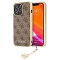 Guess 4G Charms Collection iPhone 13 Pro Hybrid Case - Bruin