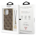 Guess 4G Charms Collection iPhone 13 Pro Max Hybrid Case - Bruin