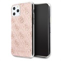 Guess 4G Glitter Collection iPhone 11 Pro Max Hoesje - Roze