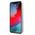 Guess 4G Liquid Glitter iPhone 12/12 Pro Hybrid Case - Roze / Blauw