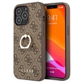 Guess 4G Ring Collection iPhone 13 Pro Hybrid Case - Bruin