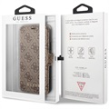 Guess Charms Collection 4G iPhone 12/12 Pro Book Case - Bruin