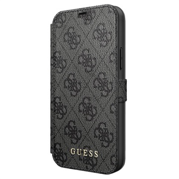 Guess Charms Collection 4G iPhone 12/12 Pro Book Case - Grijs