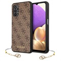 Guess Charms Collection 4G Samsung Galaxy A32 (4G) Cover - Bruin